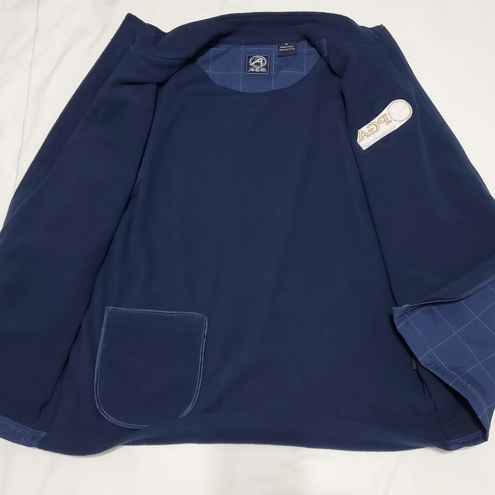 Ahead PGA Carolinas Front Zip Golf Vest Blue Medium - Picture 9 of 11